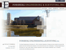 Tablet Screenshot of forsberg-engineering.com